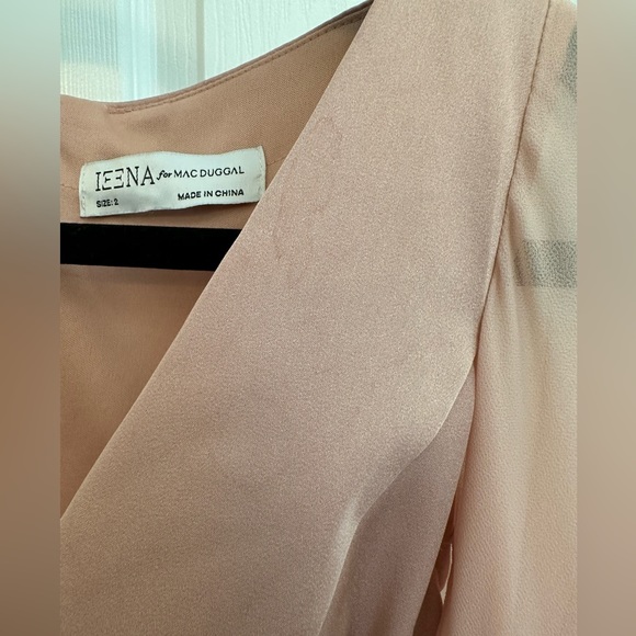 Macduggal Cape Sleeve Dress: Blush Pink - Picture 8 of 8